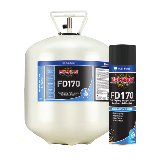 MaxBond FD170 Polystyrene EPS / XPS Sprayable Contact Adhesive