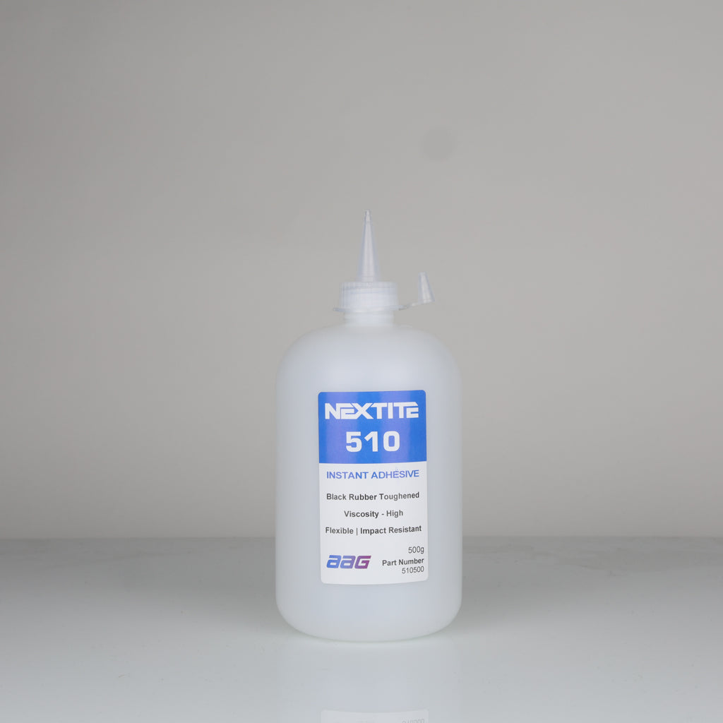 NEXTITE 510 Impact Resistant, Thick Black Rubber Toughened Cyanoacrylate