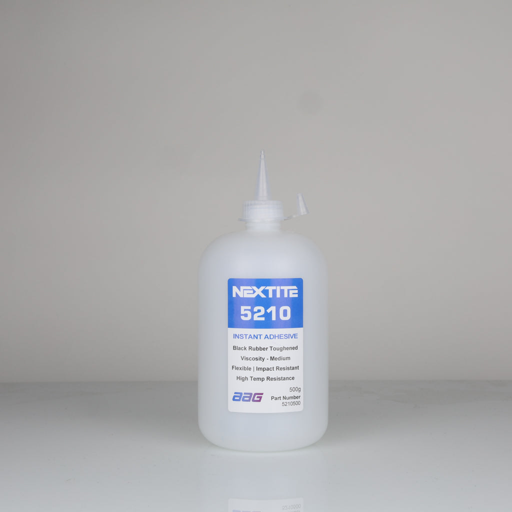 NEXTITE 5210 High Temp and Impact Resistant, Black Rubber Toughened Cyanoacrylate