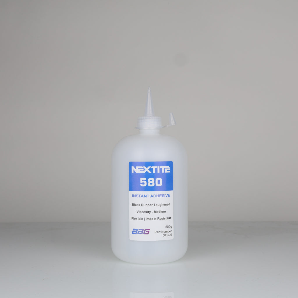 NEXTITE 580 Impact Resistant, Medium Black Rubber Toughened Cyanoacrylate