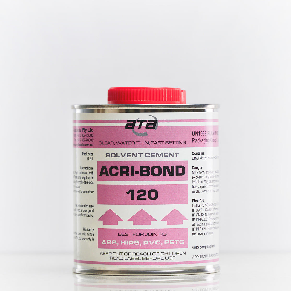 ACRI-BOND 120 PVC/ABS Adhesive