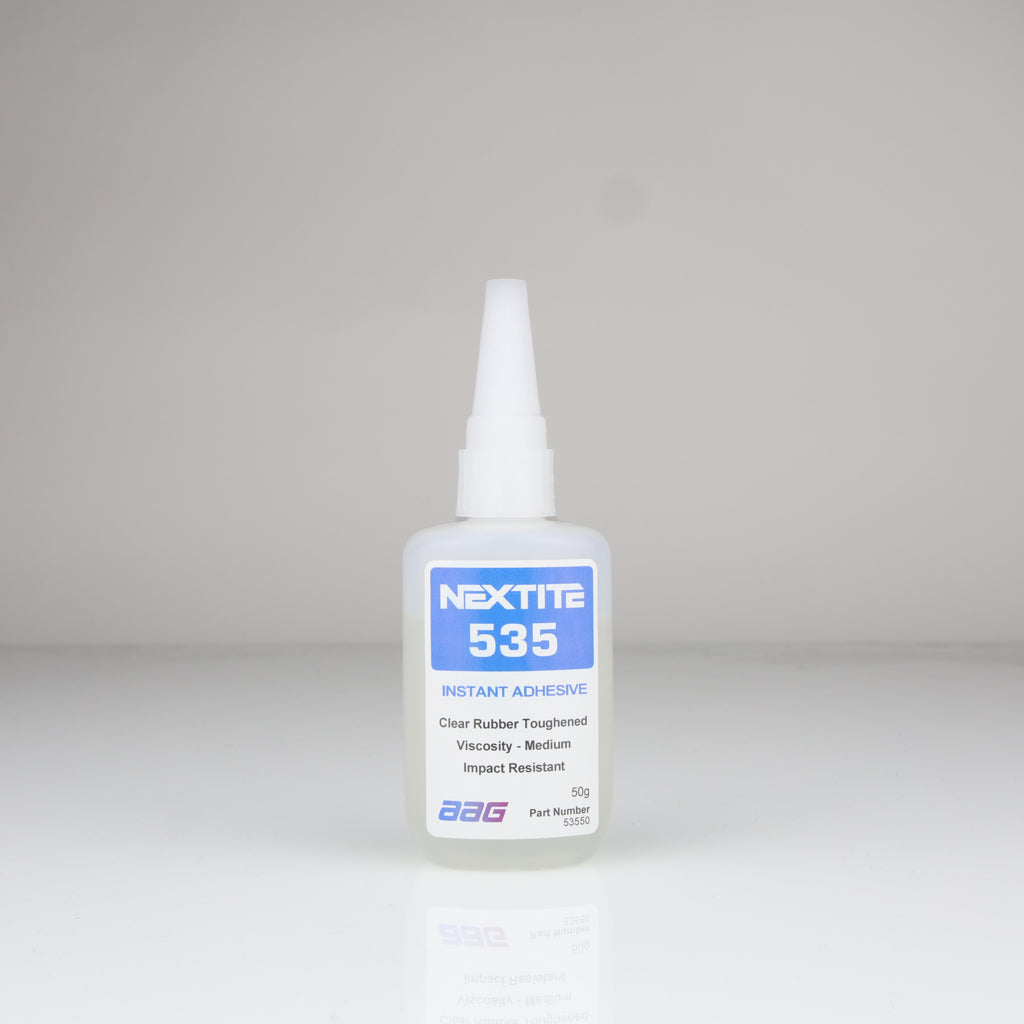 NEXTITE 535 Impact Resistant, Clear Rubber Toughened Cyanoacrylate
