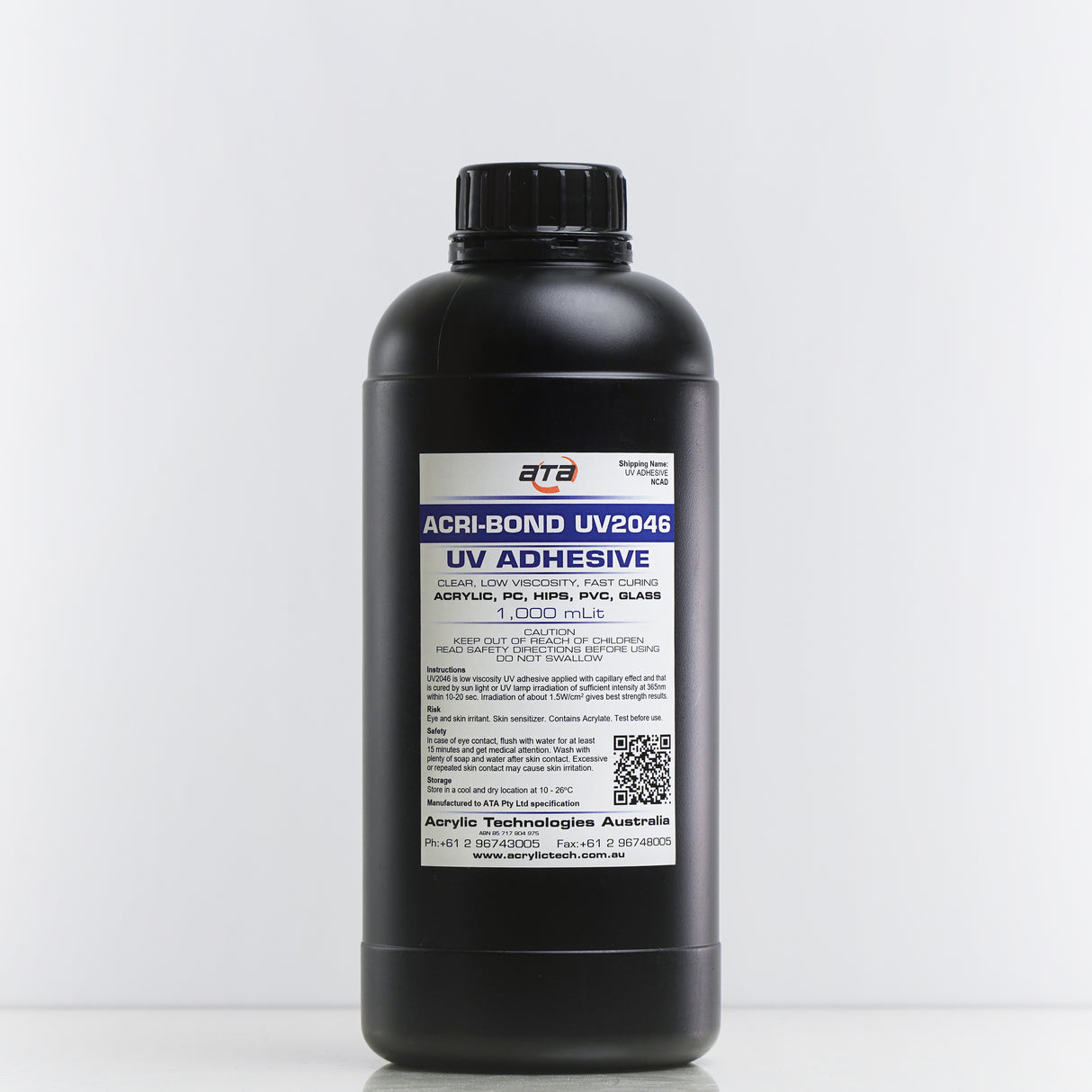 ACRI-BOND UV2046 Medium Viscosity Plastic UV Adhesive