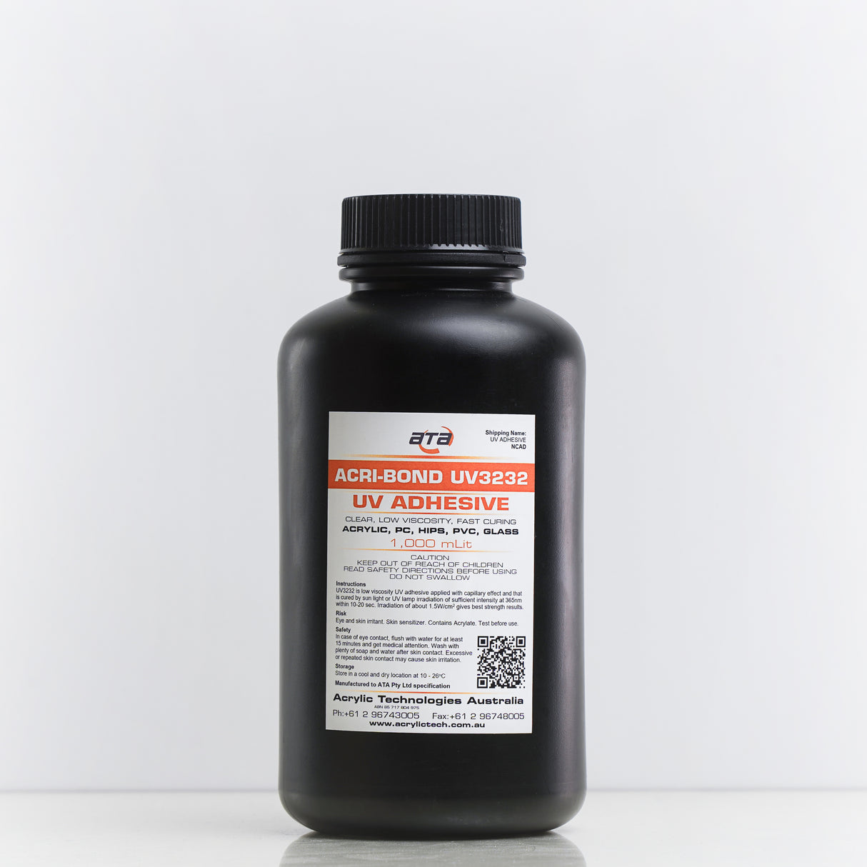 ACRI-BOND UV3232 Thick Viscosity Plastic UV Adhesive